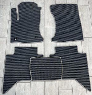 Ева коврики в салон для Toyota Hilux 2015-2024 / Тойота Хайлюкс коврики 2637390232 фото