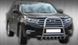 Кенгурятник високий та надійний з нержавіючої сталі для Toyota Highlander 2007-2013 0772 AUG0660 фото 3