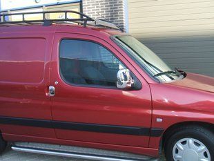 Подножки площадка дуги Peugeot Partner 1996-2008+ из нержавеющей стали AUG0161 фото