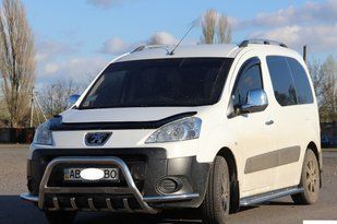 Кенгурятник для Peugeot Partner 1996-2008+ захист переднього бампера AUG0162 фото