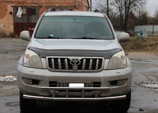 Захист переднього бампера ВУС подвійний Toyota Land Cruiser Prado 120 2002-2009 кенгурятник дуги пороги AUG0712 фото