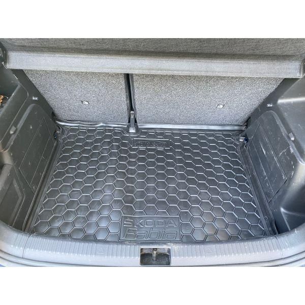 Килимок в багажник гумовий для Skoda Fabia/Шкода Фабія 3 2015 - Hatchback 111513 фото