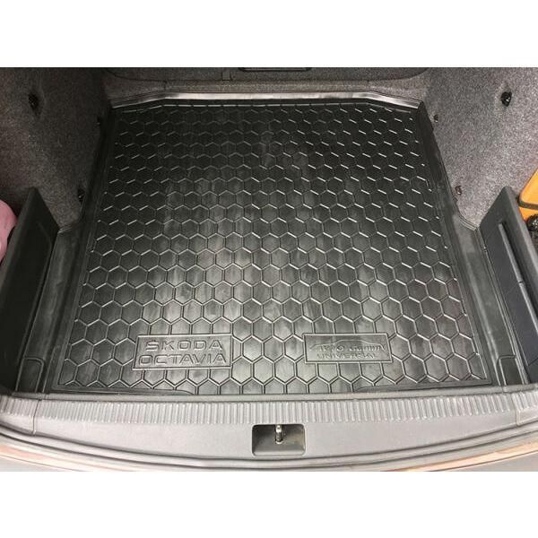 Килимок в багажник гумовий для Skoda Octavia / Шкода Октавія A7 2013+ Universal / Універсал / Combi 111455 фото