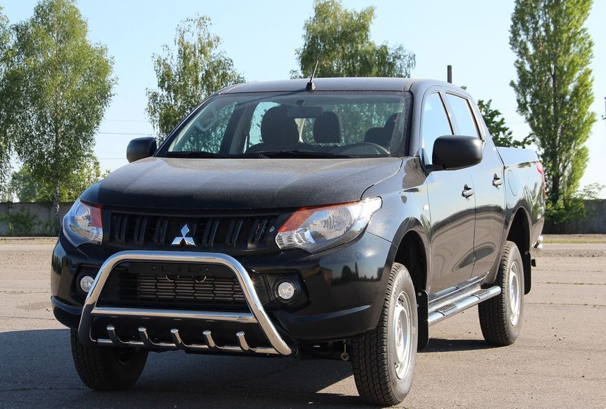 Кенгурятник для Mitsubishi L 200 96-06 07-10 10-15 15+ Защита заднего бампера/дуги/пороги AUG0413 фото
