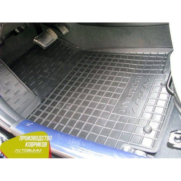 Килимки в салон автогум для Hyundai Accent 2011-2017/ Хюндай Акцент 11160 фото