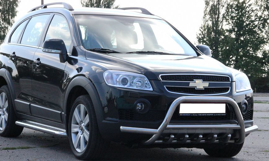 Кенгурятник для Chevrolet Captiva 2006+ 2011+ защита заднего бампера дуги пороги AUG0316 фото