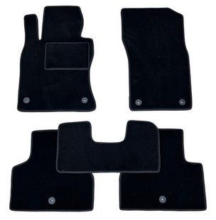 Ворсові килимки преміум в салон для Nissan Qashqai 2006-2013 J10 / Нісан Кашкай килимки 2637398851 фото