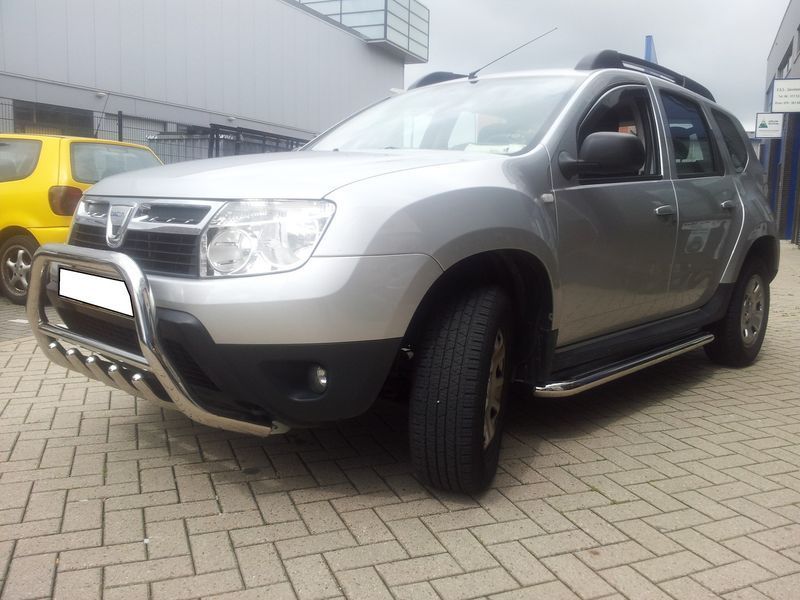 Кенгурятник для Dacia Duster 2010+ захист бампера дуги пороги AUG0817 фото