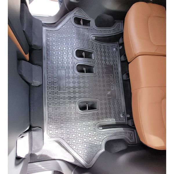 Килимки в салон автогум для INFINITI Y62 (QX56, QX80) (2010) (3-й ряд)/Инфинити 11909 фото