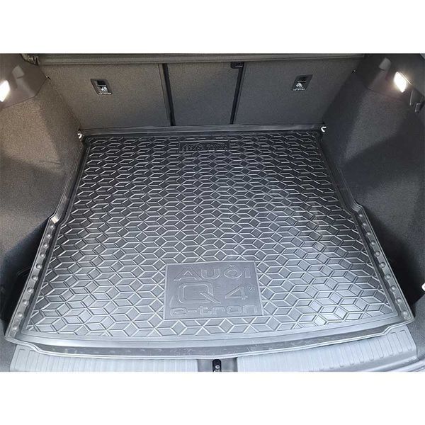 Коврик в багажник резиновый для Audi Q4 e-tron (верхняя полка) 2021+ 112098 фото