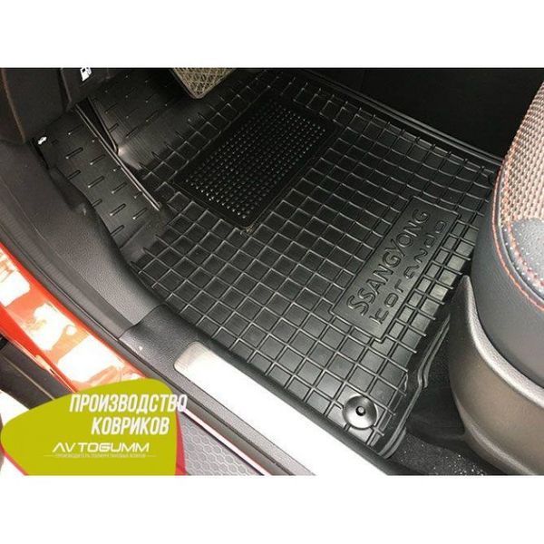 Килимки в салон автогум для Ssang Yong Korando 2010+/Санг Йонг Корандо 11288 фото