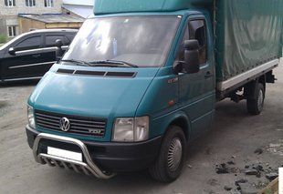 Кенгурятник передній захист для Volkswagen LT-35 1996-2006 з нержавіючої сталі AUG0220 фото