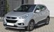 Захист переднього бампера ВУС одинарний Hyundai IX-35 2010+ кенгурятник захист бампера дуги пороги AUG0770 фото 3