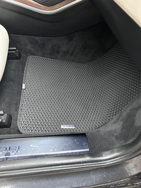 Ева килимки в салон для Tesla Model S Plaid 2021-2025 / Тесла Модел С килимки 2637390999 фото