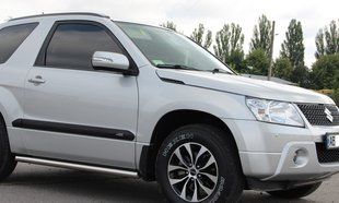 Бічна захист пороги труби Suzuki Grand Vitara 2005-2012 Кенгурятник дуги пороги AUG0621 фото