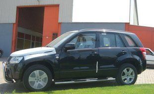 Бічна захист пороги труби Suzuki Grand Vitara 2005-2012 Кенгурятник дуги пороги AUG0622 фото