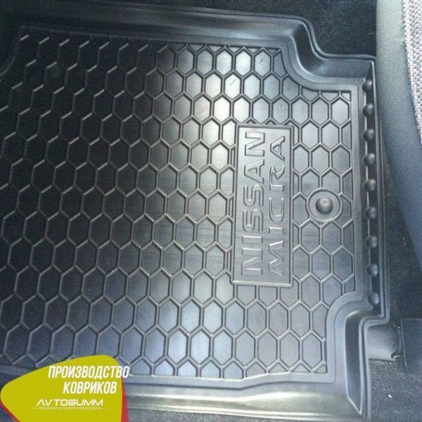 Килимки в салон автогум для Nissan Micra (K12) 2002+/Ніссан Мікра 11520 фото