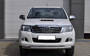 Захист переднього бампера ВУС одинарний Toyota Hilux 2004-2015 Кенгурятник дуги пороги AUG0674 фото