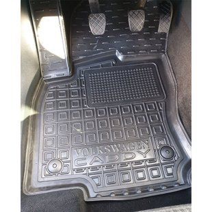 Килимки в салон автогум для Volkswagen Caddy / Фольксваген Кадді 2021- (4 двері) 11878 фото