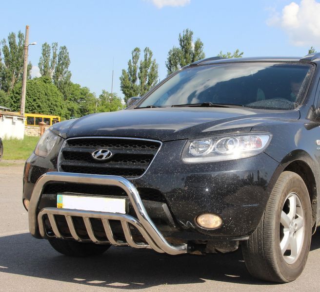 Кенгурятник для Hyundai Santa Fee 2006-2012 захист бампера дуги пороги AUG0774 фото