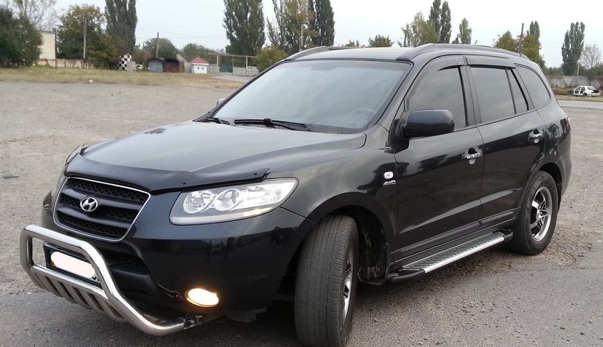 Кенгурятник для Hyundai Santa Fee 2006-2012 захист бампера дуги пороги AUG0774 фото