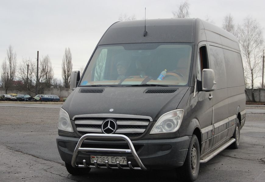 Кенгурятник передняя защита для Mercedes Sprinter 1995-2014+ AUG0074 фото