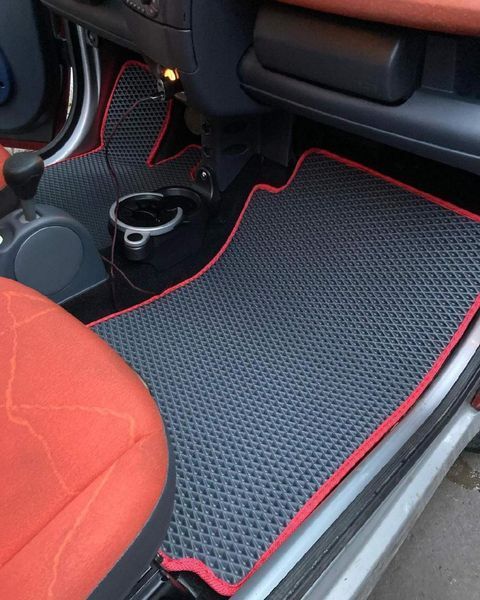 Ева килимки в салон для Smart Fortwo 1998-2006 (450) / Смарт Форту 450 килимки 2637393531 фото