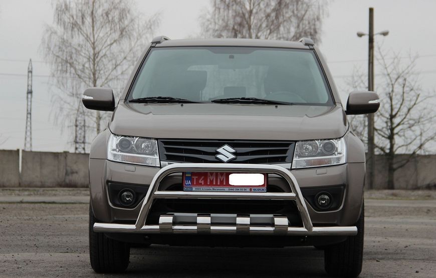 Кенгурятник + УС SHARK для Suzuki Grand Vitara 2012-2014 защита бампера дуги пороги AUG0625 фото