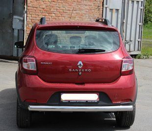 Захист заднього бампера ВУС Dacia Sandero 2013+ кенгурятник дуги бічний захист пороги AUG0826 фото