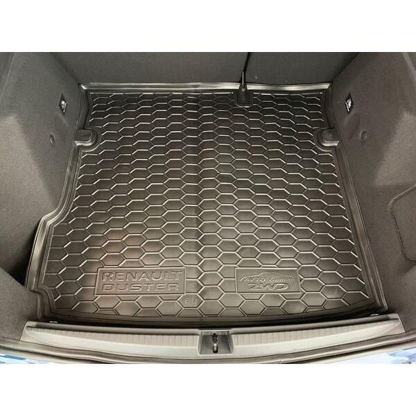 Килимок в багажник гумовий для Renault Duster 2018- (2WD) 111699 фото