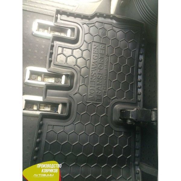 Коврики в салон автогум для Volkswagen T5 Caravelle 2003-2020 / Фольксваген Т5 (3-й ряд) 11508 фото
