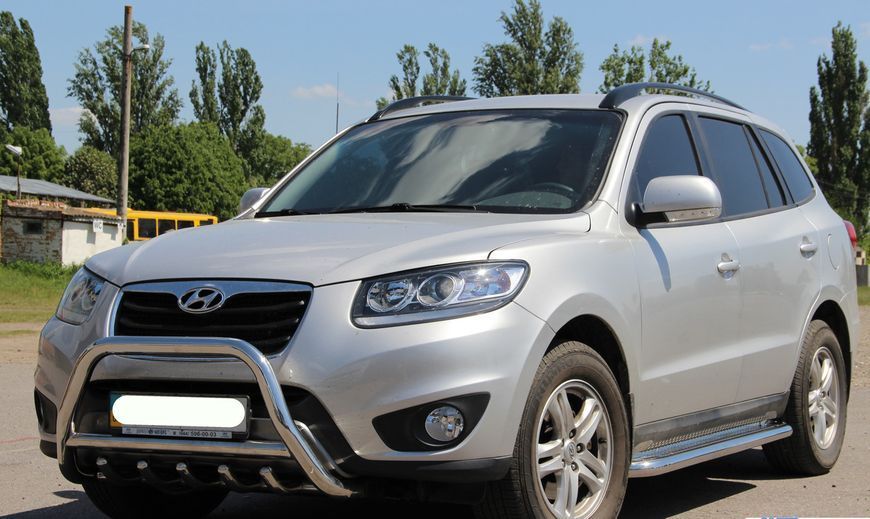 Кенгурятник для Hyundai Santa Fee 2006-2012 захист бампера дуги пороги AUG0776 фото