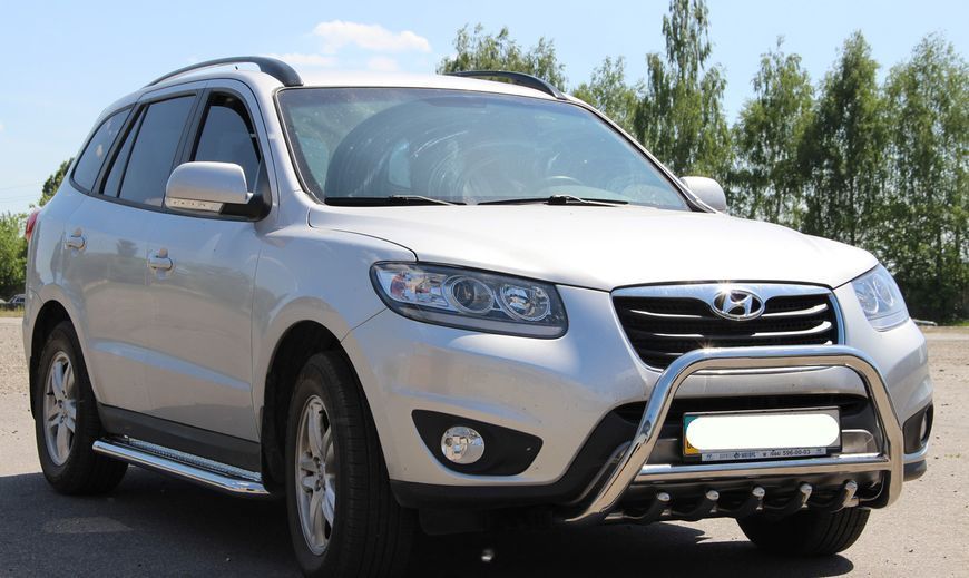 Кенгурятник для Hyundai Santa Fee 2006-2012 захист бампера дуги пороги AUG0776 фото