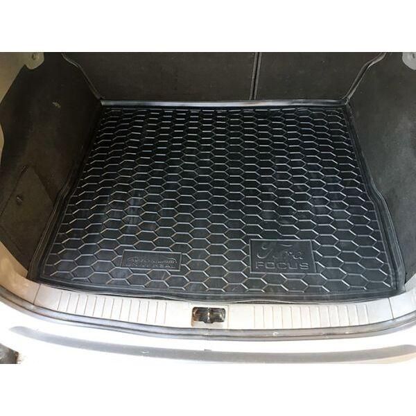 Килимок в багажник гумовий для Ford Focus 2 / Форд фокус 2 2004- (Universal) (Універсал) 111593 фото