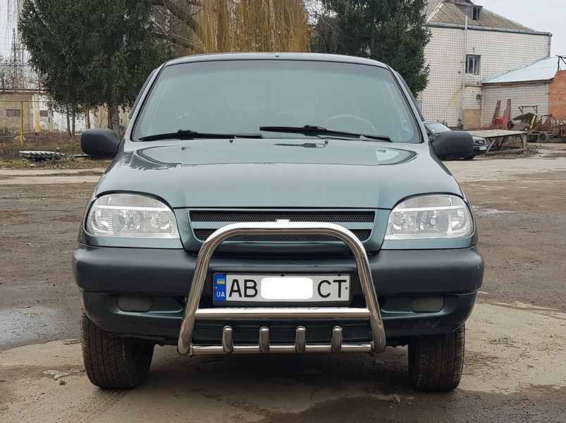 Кенгурятник для Chevrolet Niva 2002-2009 2010+ захист заднього бампера дуги пороги AUG0327 фото