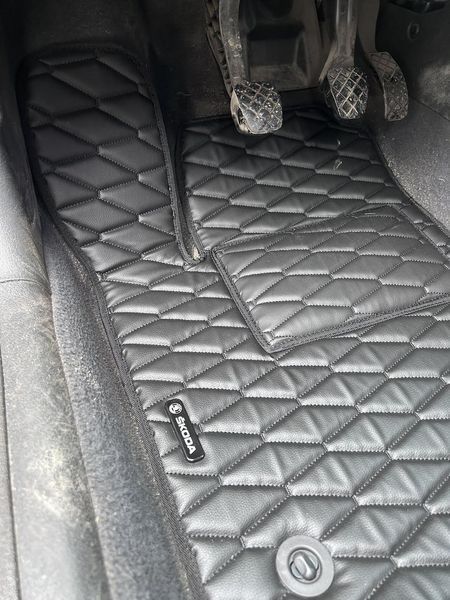 Авто коврики в салон из Экокожи для Skoda Octavia / Шкода Октавия (А4) Tour 1996-2010 11292 фото