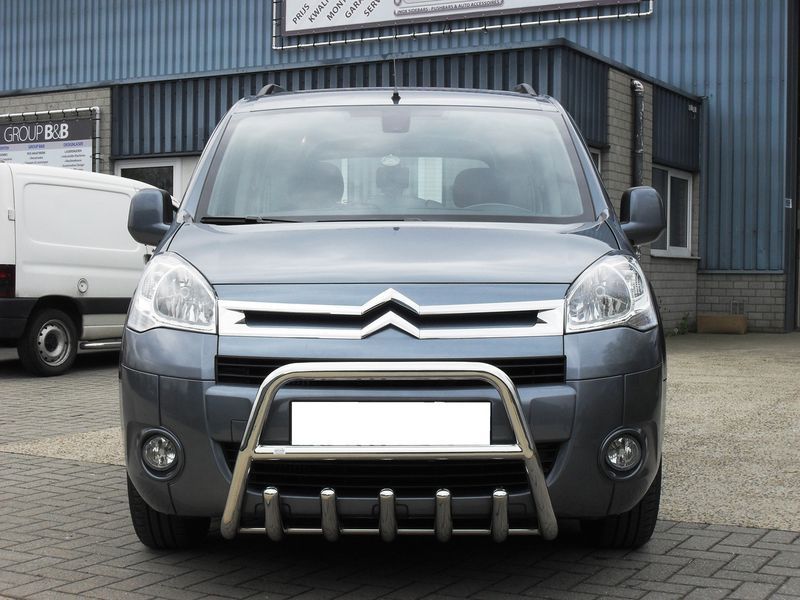 Передній захист на кенгурятник бампер Citroen Berlingo 1998-2008+ AUG0279 фото