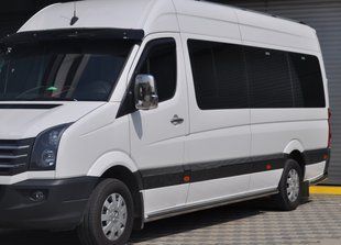Підніжки труби Volkswagen Crafter 2006+ Бічний захист D60 хром нержавіюча сталь AUG0230 фото
