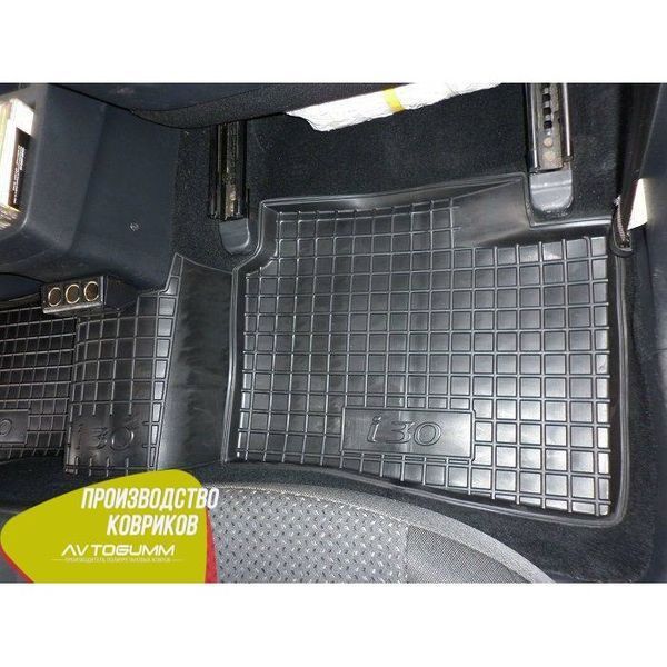 Килимки в салон автогум для Hyundai i30 2007-2012 / Хюндай І30 11170 фото