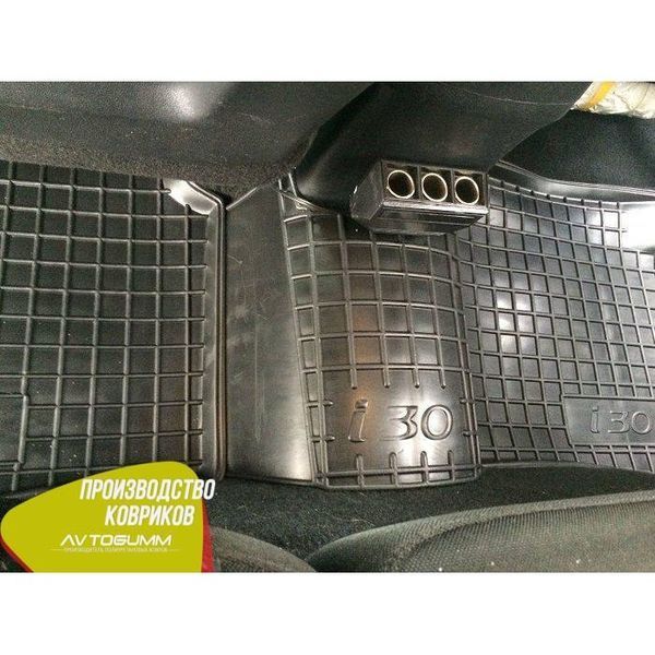 Килимки в салон автогум для Hyundai i30 2007-2012 / Хюндай І30 11170 фото