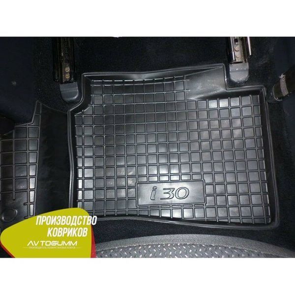 Килимки в салон автогум для Hyundai i30 2007-2012 / Хюндай І30 11170 фото