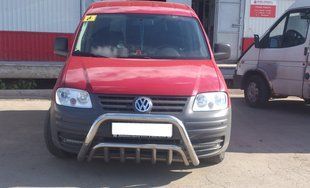 Кенгурятник для Volkswagen Caddy 2004-2010 передній посилений захист d60 AUG0236 фото
