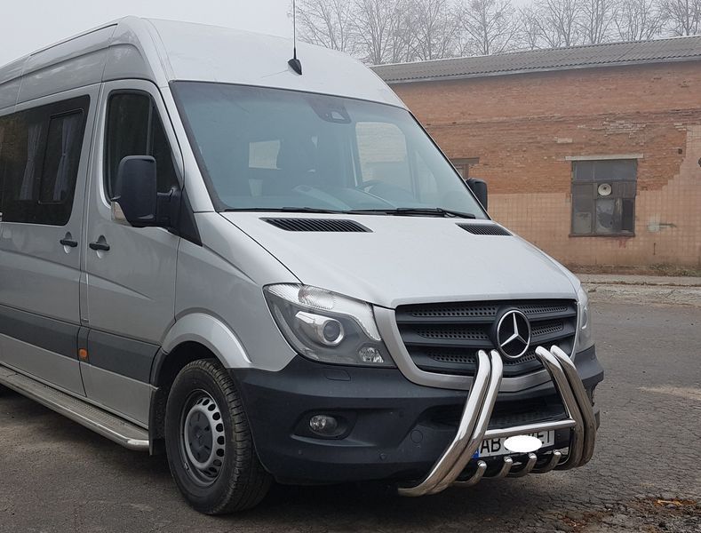 Кенгурятник передняя защита бампера Mercedes Sprinter 1995-2014+ AUG0081 фото