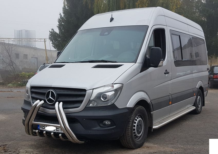 Кенгурятник передняя защита бампера Mercedes Sprinter 1995-2014+ AUG0081 фото