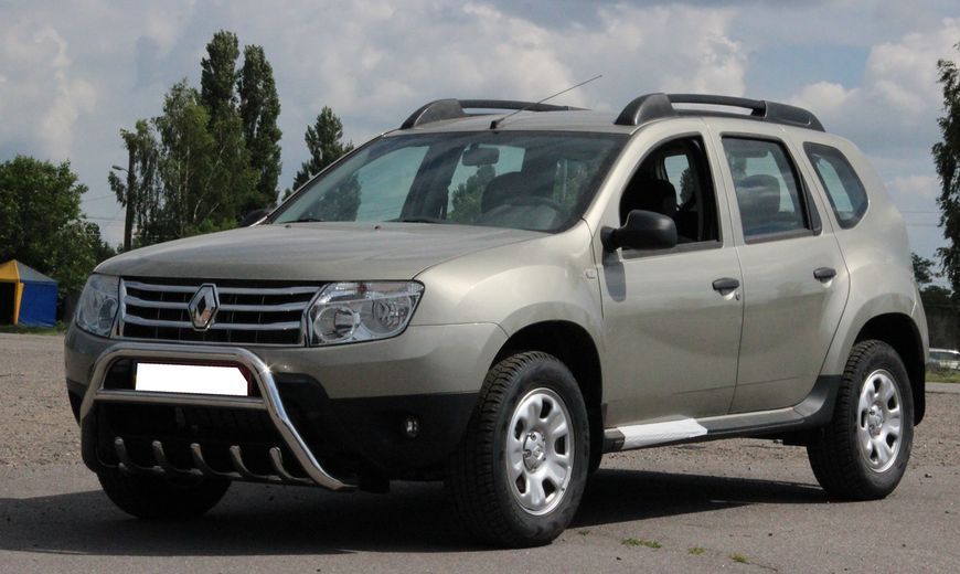 Кенгурятник для Renault Duster 2010-2018 2018+ захист бампера дуги пороги AUG0590 фото